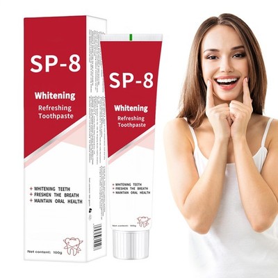 SP8 Probiotic Toothpaste Whitening Quick White Stain Removal Toothpaste~