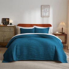 Velvet Quilt Bedspread, Ultra Soft Bedding Sets, Lightweight Quilted Velvet C...
