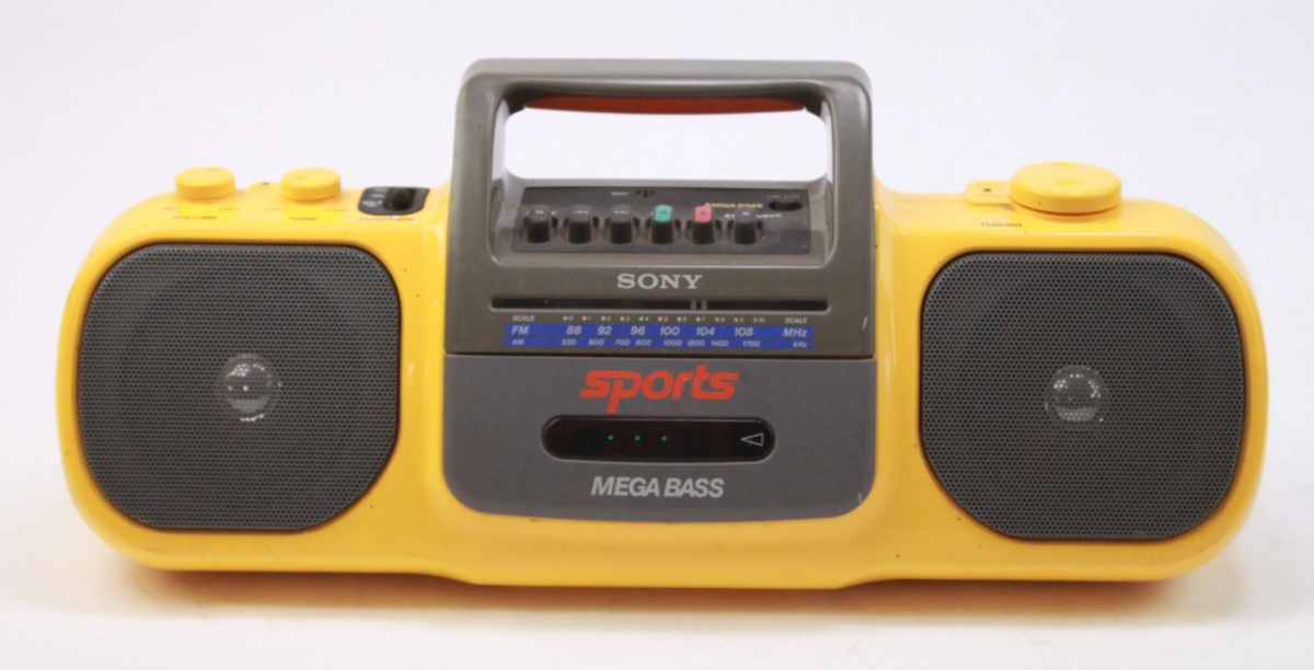 Sony Cassette Radio CFS-914 Sport Mega Bass Am Fm Bad Cassette