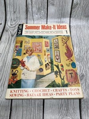 Vintage McCalls Summer Make-It Ideas USA