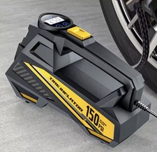 Mini Compressore Aria Portatile Gomme Auto Moto Digitale 12V 150PSI con Luce Led