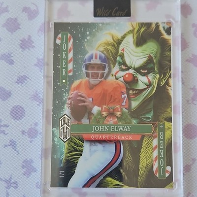 Wild Card 2025 Jokers Wild One of One John Elway  Holiday Edition