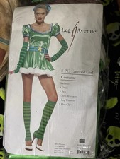 Leg Avenue 5 Piece Emerald Girl Women s Halloween Costume Size Large