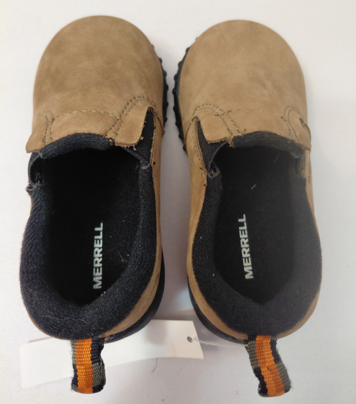 Scarpe Merrell Jungle Moc bambino taglia 6 5 slip on nabuk marrone scamosciato J60527