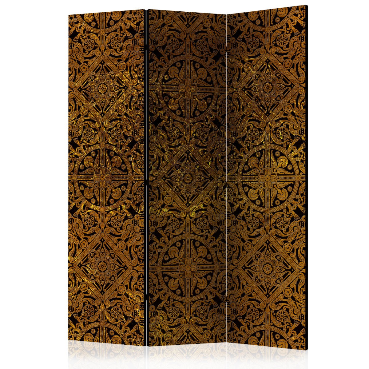Paravent 3 volets Celtic Treasure en toile premium pour salon chic