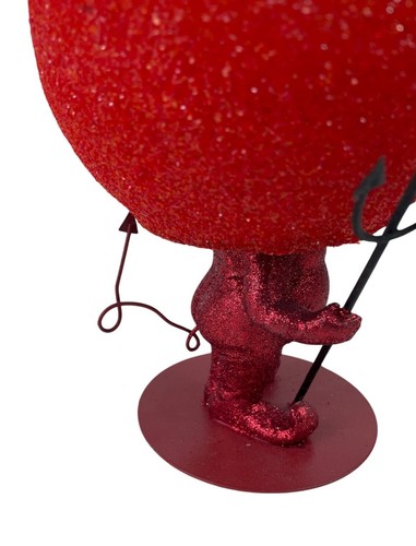 Department 56 Halloween Glitter Glass Votive Candle Holder Devil - Picture 6 of 14