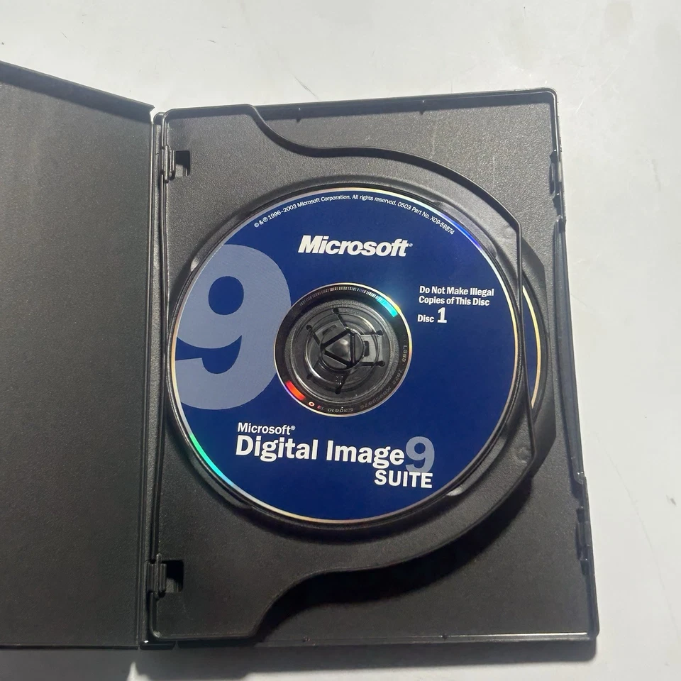 Microsoft Digital Image Suite CD Volume #9 2006 Windows 96 2 Disk Set - Image 2 of 4