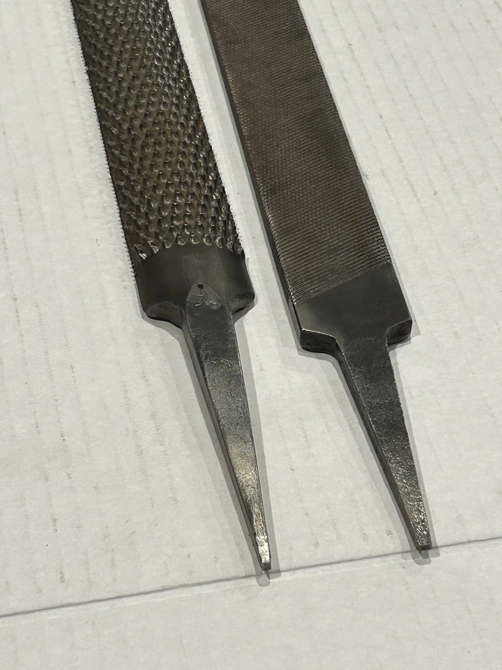 Large Vintage Nicholson Knife Maker 18” Rasp File & Johnson Blacksmith Bastard - Image 4 of 4