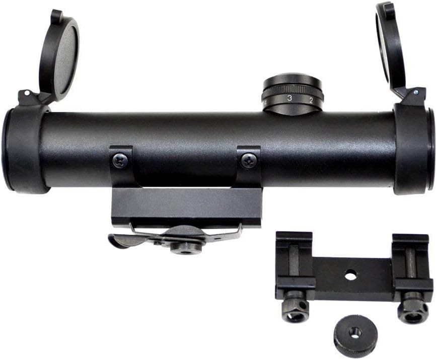 Sniper MT4X20 Carry Handle Scope with BDC Turret Mil-Dot Reticle