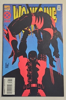 Wolverine 88 1994 Marvel Comics Deadpool vs Wolverine Adam Kubert