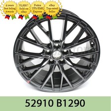 OEM 52910B1290 19" Front Wheel Aluminum Dark for Hyundai Genesis G80 Sport 17-20