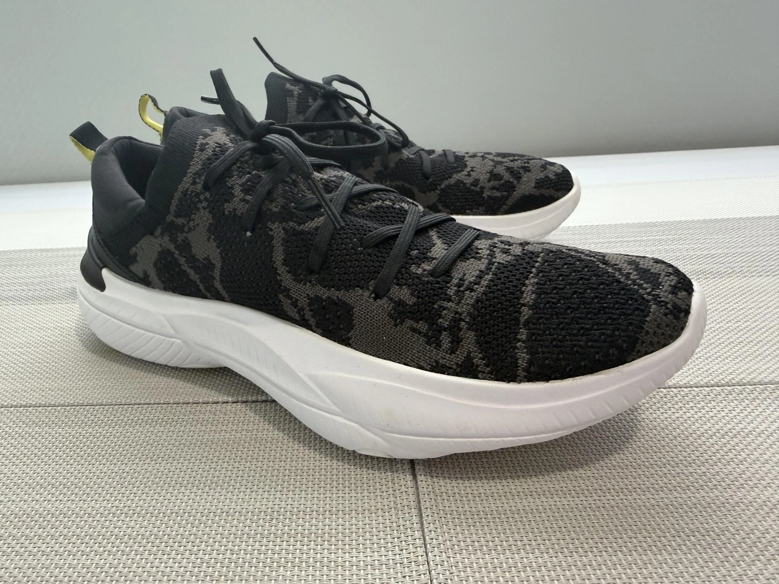 SOREL Explorer Blitz Stride Womens 8.5 Black Knit Sneakers NL4672 Lace