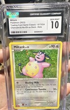 2023 Pokemon English Trading Card Game Classic Holo MILTANK 17/34 CGC 10 GEM MT
