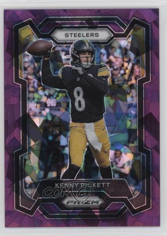 2023 Panini Prizm Purple Ice Prizm 194/225 Kenny Pickett #249 0y6g