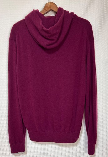 $298 Greyson Hoodie Sweater Mens XL fits size Med Wool Cashmere Blend Pullover y - Picture 2 of 10