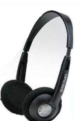 Koss KTX-1 Compact Stereo Padded Headphones, 1/8'' 3.5mm MiniJack Plug, Black