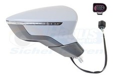 VAN WEZEL 4929808 Außenspiegel Seitenspiegel Rechts für SEAT IBIZA V (KJ1)