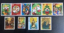 Paraguay: Complete set of 10, 1981 Christmas Season. Lot #B10-052404