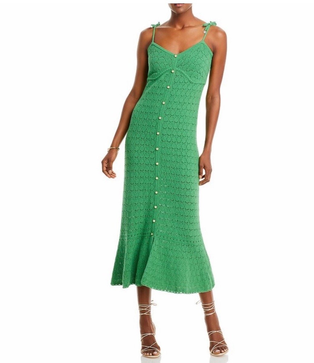 Derek Lam 10 Crosby Lillian Knit Dress in Green. NWT. Size Medium. Retail- $500 | eBay Derek Lam 10 Crosby Lillian Knit Dress in Green. NWT. Size Medium. Retail- $500 | eBay