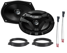 JVC 6X9" Truck Front Door Speaker kit for 2014-2023 Silverado - Sierra