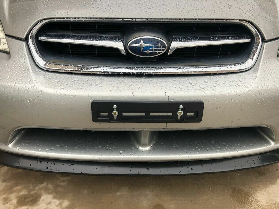 Front License Plate Tag Holder Mount Adapter Bumper Kit Bracket for SUBARU New - Image 2 of 4