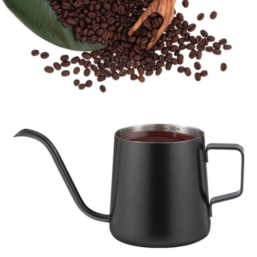 Stainless Steel Coffee Pot Long Narrow Spout Drip Kettle Manual Pour Over Coffee