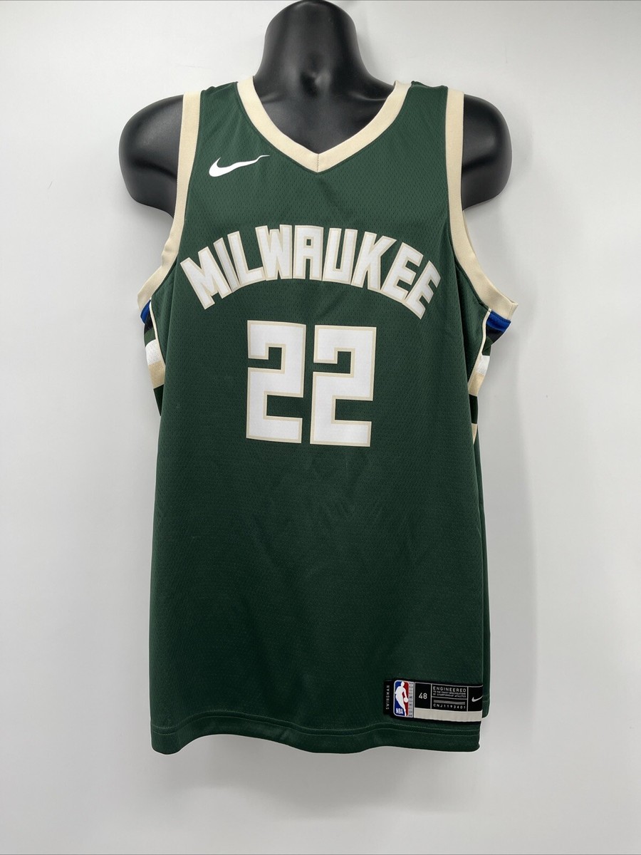 Nike Men's NBA Swingman Green Milwaukee Bucks Khris Middleton 22