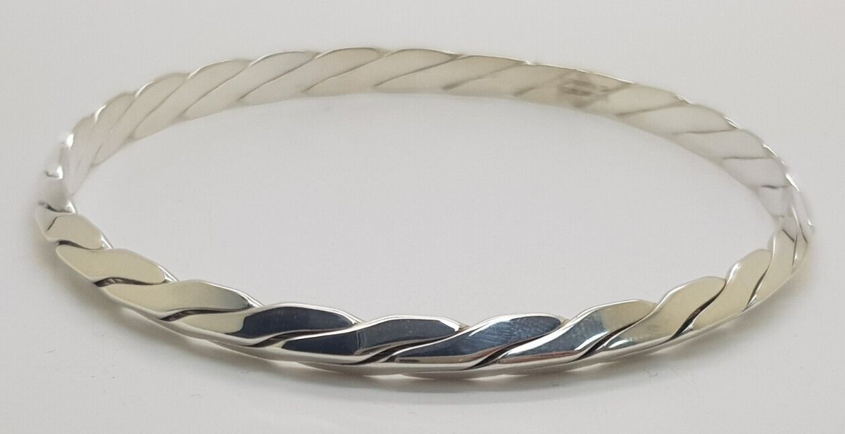 Tiffany & Co. Vintage Twisted Knife Edge Bangle Bracelet 5mm | eBay