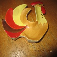 ROOSTER CERAMIC SPOON REST 1961HOLT HOWARD JAPAN
