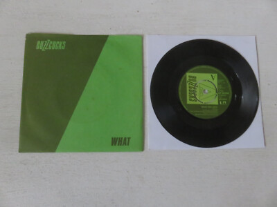 BUZZCOCKS What Do I Get ? ORIGINAL 1978 UK A LABEL DEMO COPY VINYL 7'' UP36348