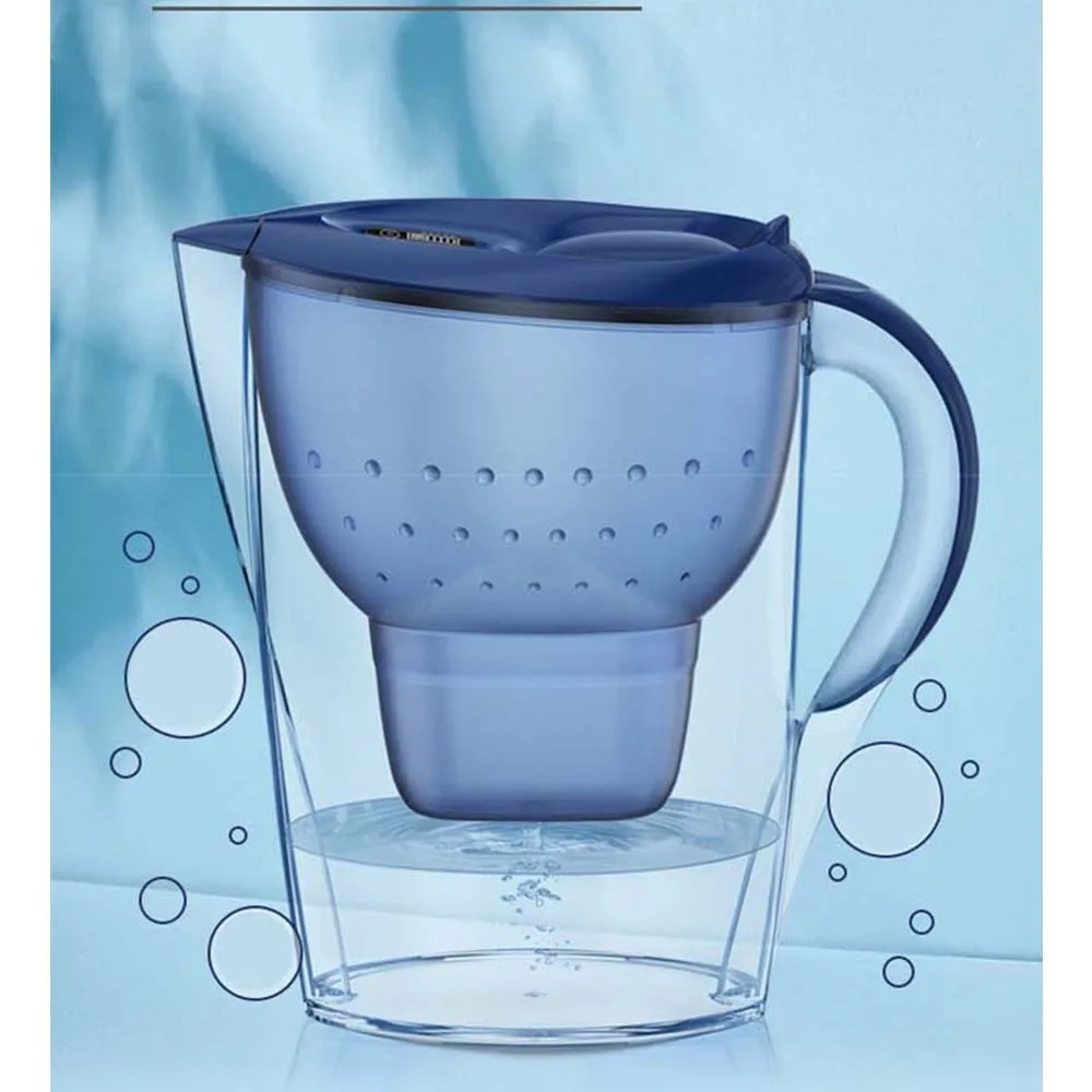 3.5L Water Pitcher Purifier Filter Jug Kettle Bench Top Jug with Free