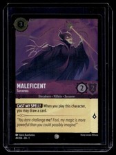 Disney Lorcana The First Chapter Maleficent Sorceress Foil 49/204
