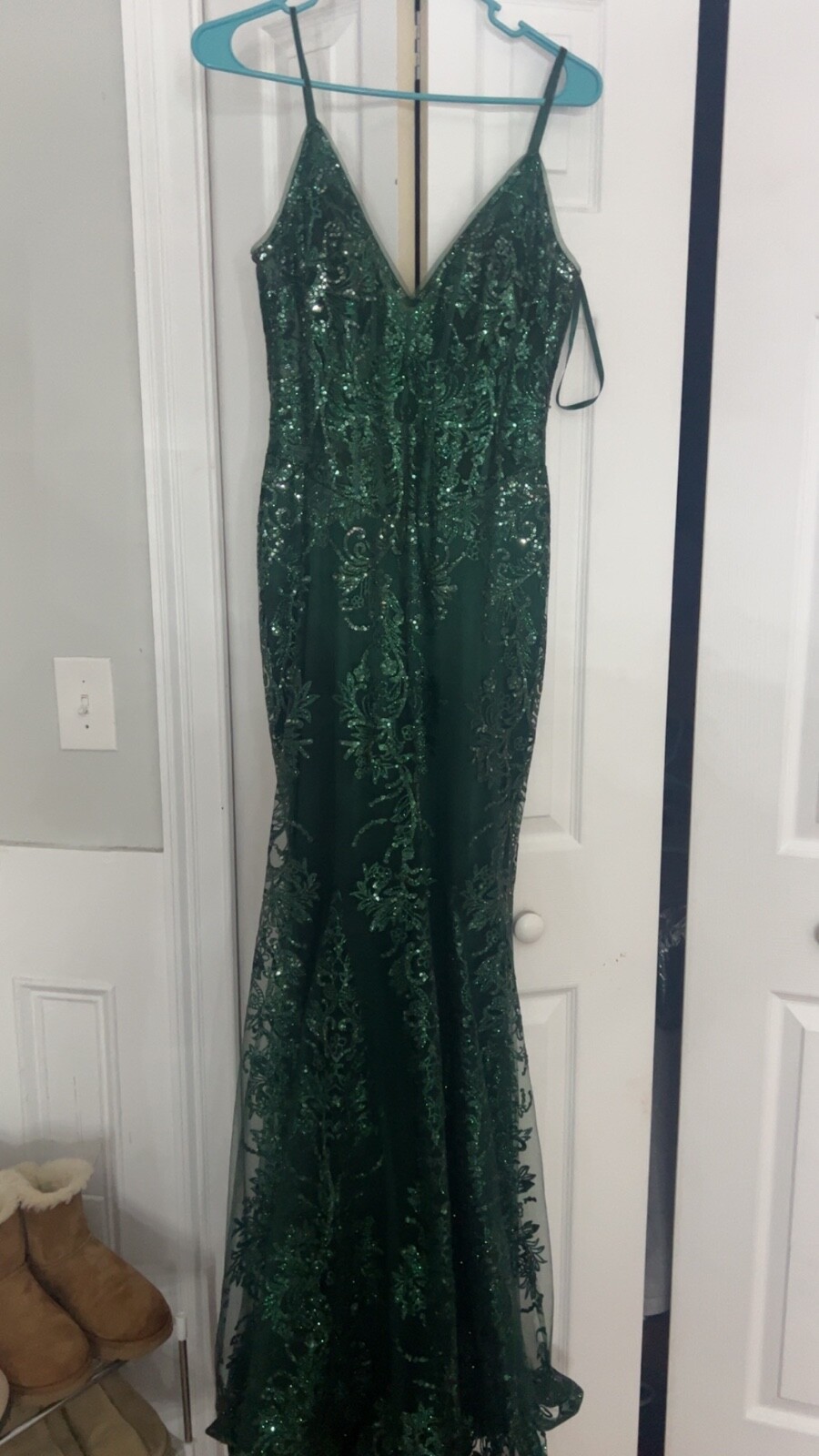 Cinderella Divine J810 USED Prom dress (Green) (SIZE … Gem