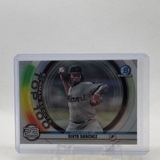 2020 Bowman Chrome Baseball Sixto Sanchez Top 100 Bowman Scouts