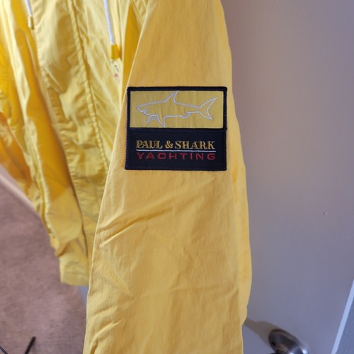 Paul & Shark Yachting Men - Large Yellow Boating Nylon Full Zip Outdoor Jacket - Picture 12 of 14
