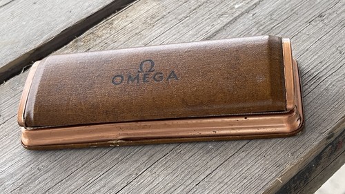 RARE OMEGA TEDDINGTON 30T2 SOLID 18K ROSE GOLD RED STAR - SOLID 9ct Buckle - BOX