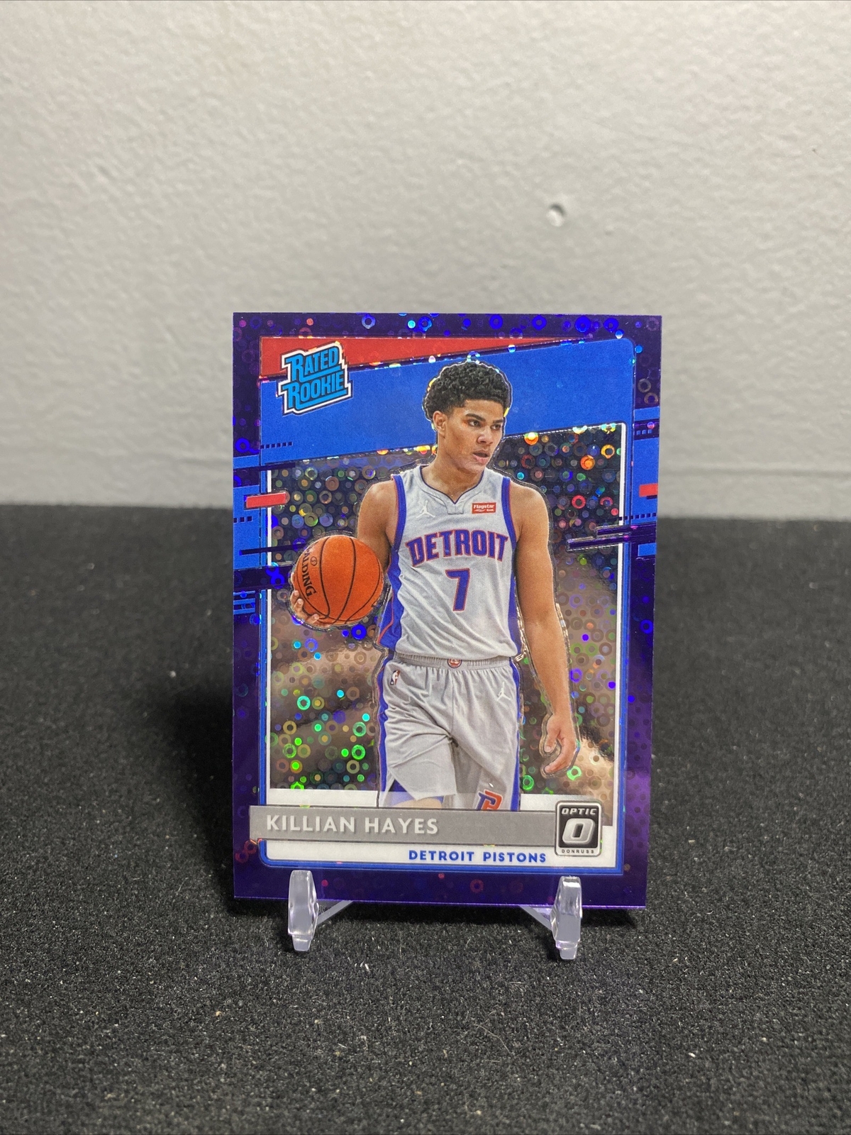 2020-21 Donruss Optic Rated Fast Break Purple Prizm /95 Killian Hayes Rookie RC