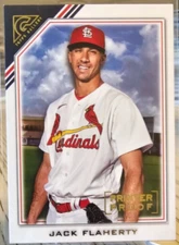 2022 Topps Gallery Printer Proof Jack Flaherty #93 Cardinals