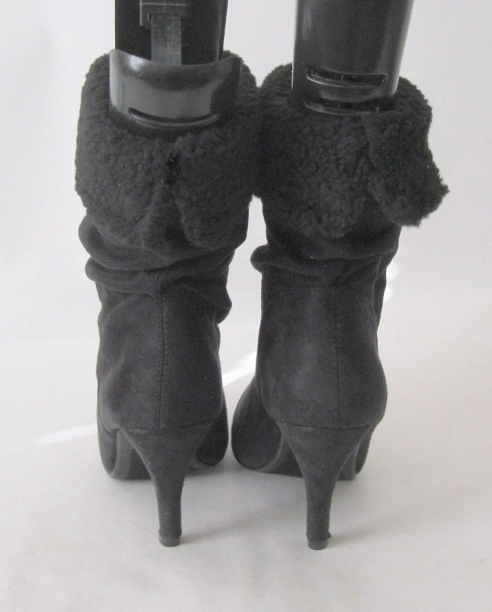 new  Black 3.5"High Heel Pointy Toe  Ankle Boots   WOMEN Size 7.5 - Image 3 of 4
