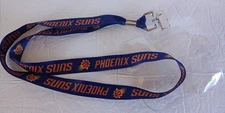 Phoenix Suns Lanyard Badge Holder Purple With Clear Plastic Sleeve
