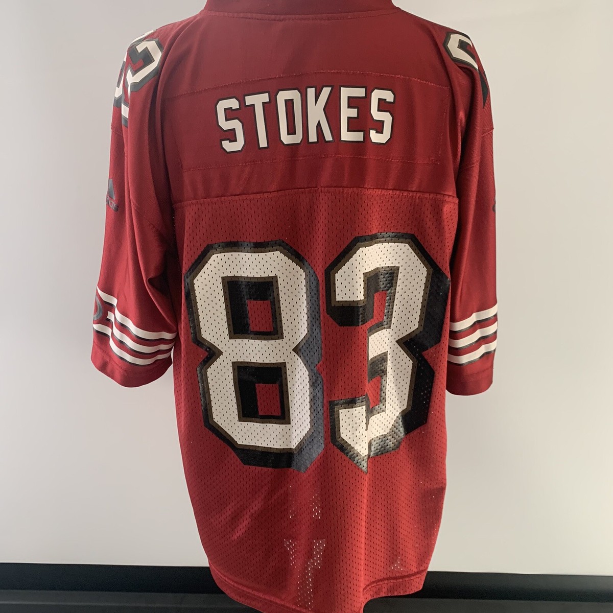 Adidas NFL SF 49ers J.J. Stokes Jersey Boys Sz L(14/16) | eBay