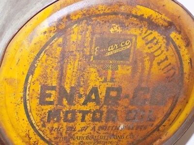 Vintage Enarco Motor Oil National Refining Co. Rocker Oil