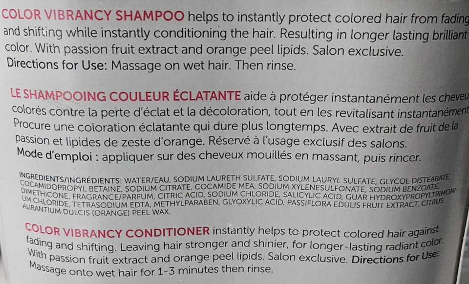 KADUS Professional Color Vibrancy Shampoo + Conditioner 33.8 Fl oz / 1 Liter - Image 2 of 2
