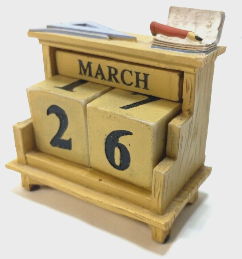 Ceramic~Desktop~Perpetual Calendar~Architect~Drafting Ceramic~Desktop~Perpetual Calendar~Architect~Drafting