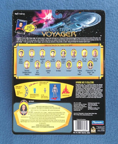 FIGURA DE 5 PULGADAS B'ELANNA TORRES AS KLINGON STAR TREK VOYAGER PLAYMATES - Imagen 2 de 2