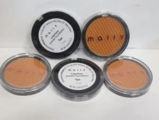 MALLY LIQUIFUSE POWDER FOUNDATION TAN 0.20 OZ (LOT OF 5)