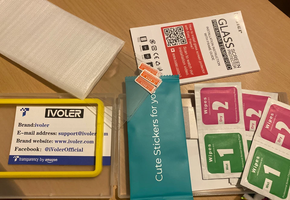 Ivoler 3 Pack Tempered Glass Screen Protector Designed for Google Pixel 7 5G New - Image 3 of 4