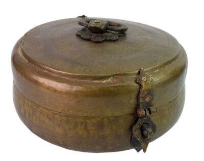 Indian Chapatti Bread Box Vintage Traditional Style Home Decoration Box. G66-995