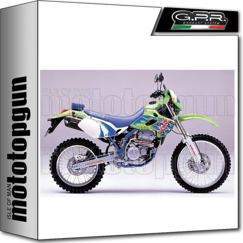 GPR Schalldämpfer Für Kawasaki KLX 650 R 1993-1995 - Aluminium Auspuff Mit DB-Killer