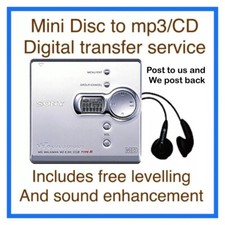Mini Disc Conversion To Mp3 USB CD Transfer Service Minidisc Copy Converter
